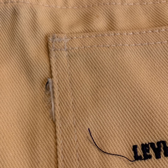Vintage yellow Levi’s - waist 14” tag says 12 - Picture 9 of 10
